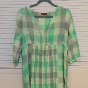 Chequered blouse(layered)